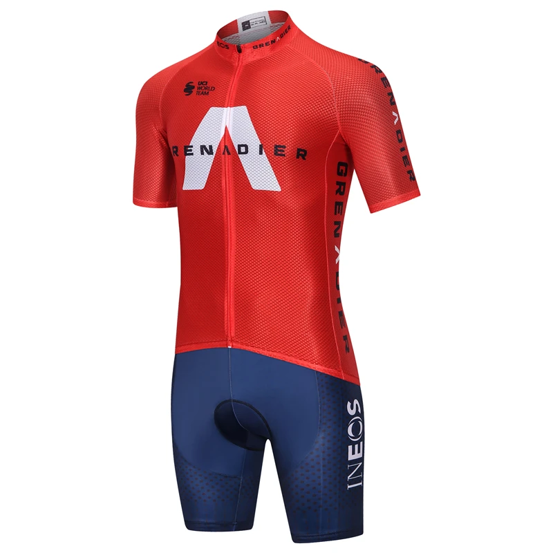 INEOS 2021 Nový Cyklistický Dres Nastaviť Tím Mens Racing Sport Cyklistické Nohavice Letné Rýchle Suché Oblečenie, Krátke Cestné Cyklistické Oblečenie Nosiť 2