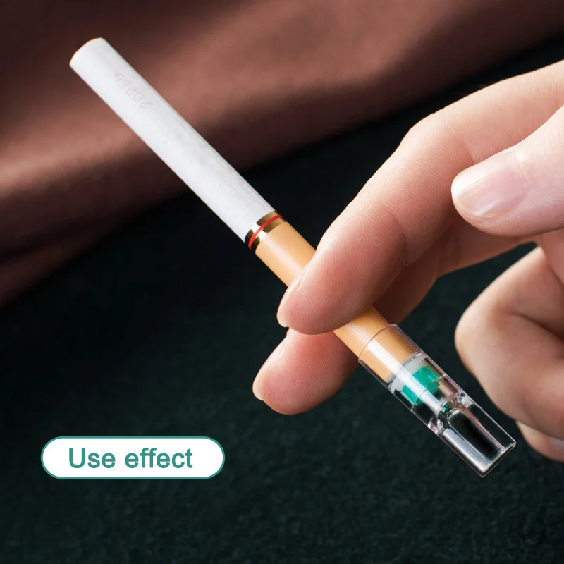 100ks Jednorazové Tabak Cigaretový Filter Fajčenie Znížiť Dechtu Filtrácie Čistenie Držiaka F2 5