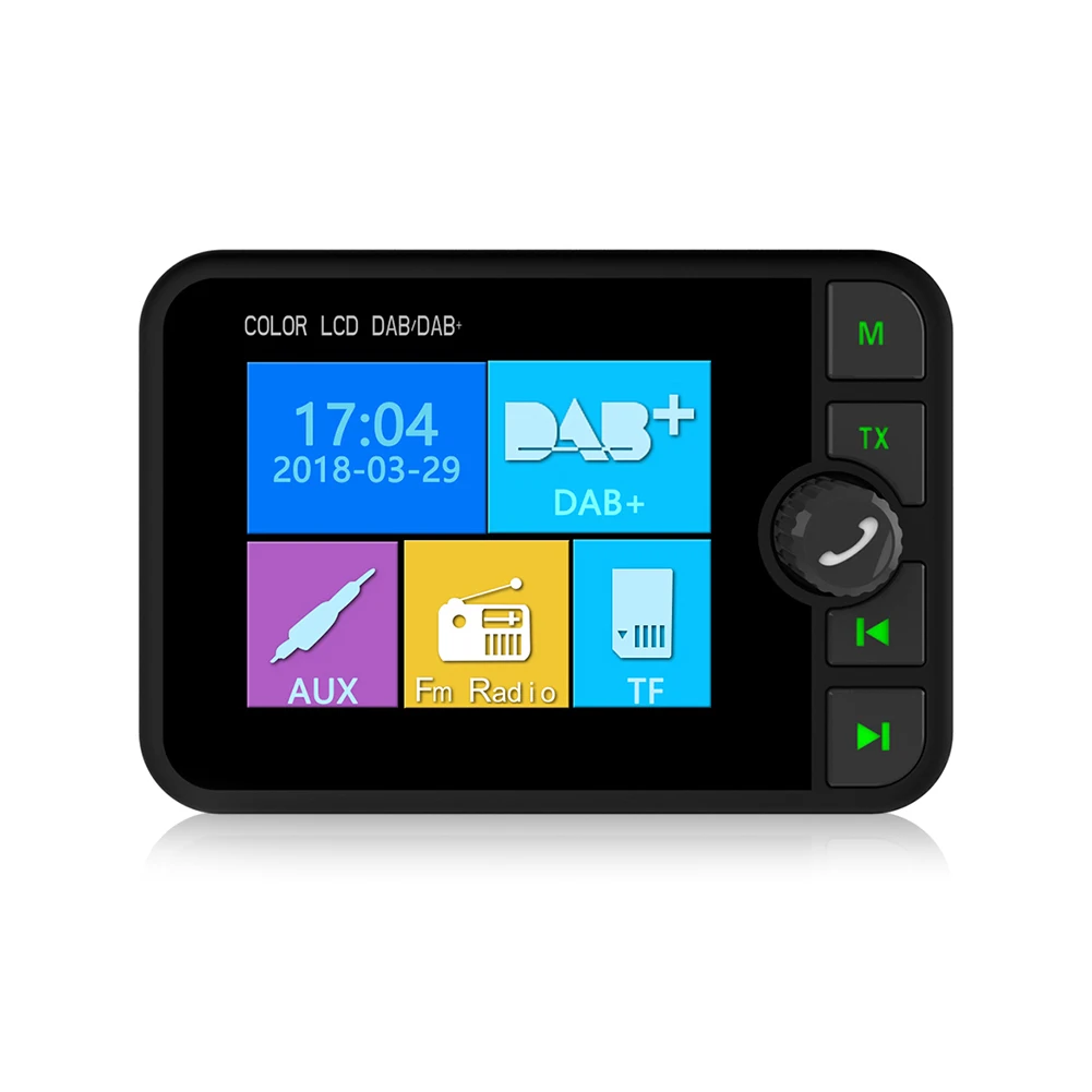 Prenosné Digitálne Rádio Stereo Bluetooth-kompatibilným Prijímačom DAB Audio Broadcasting Prehrávač s Digitálne Vysielanie Adaptér 1