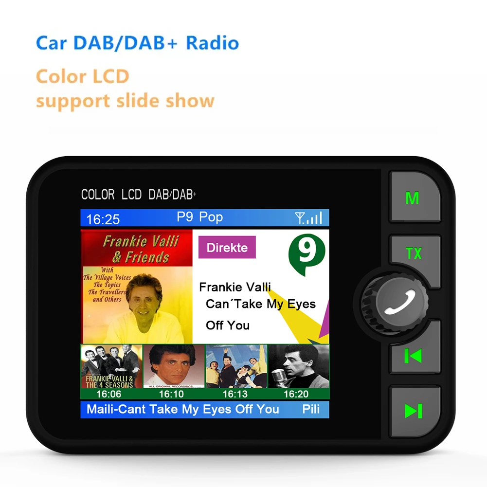 Prenosné Digitálne Rádio Stereo Bluetooth-kompatibilným Prijímačom DAB Audio Broadcasting Prehrávač s Digitálne Vysielanie Adaptér 2