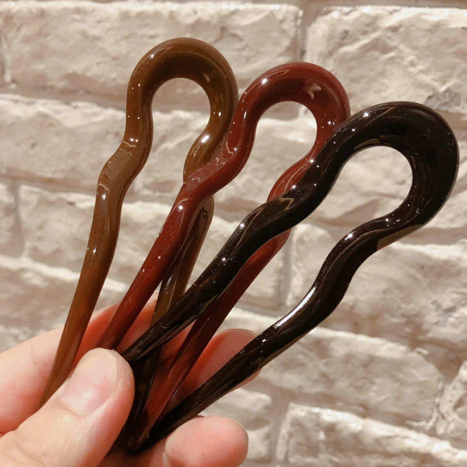 U-tvarované Vlásenky Strany Vlnité Klip Hairband Stick Dievčatá DIY Vlasy Twist Styling Nástroj, Vlasy Kapely Príslušenstvo Ženy 1