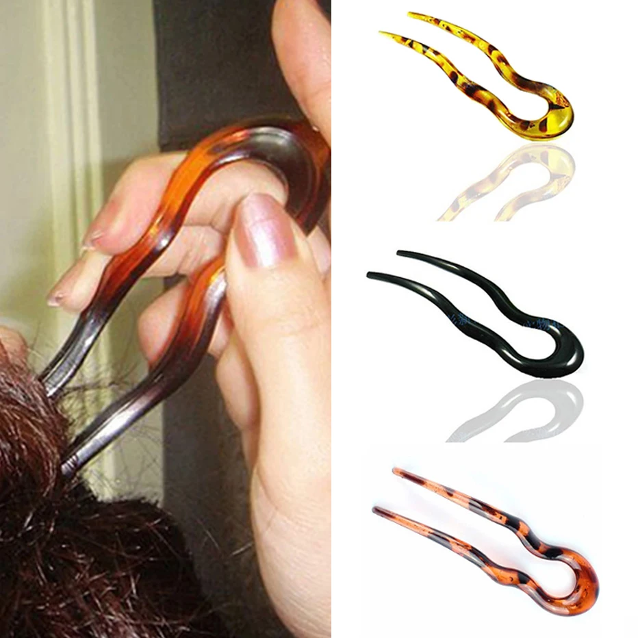 U-tvarované Vlásenky Strany Vlnité Klip Hairband Stick Dievčatá DIY Vlasy Twist Styling Nástroj, Vlasy Kapely Príslušenstvo Ženy 4