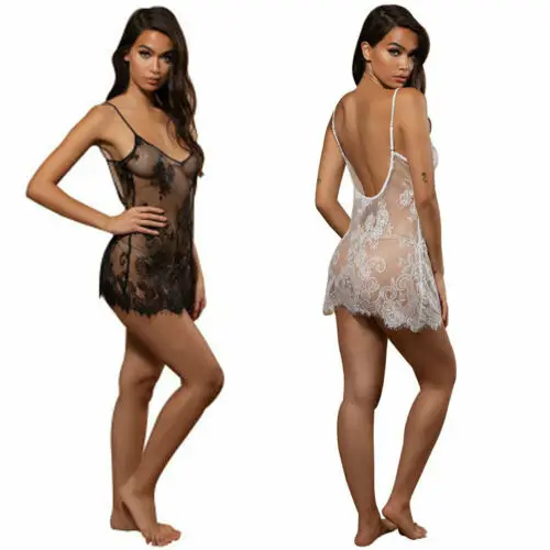 2021 Lete Ženy Sexy Spodné Prádlo, Dámske Čipky Sexy Pyžamo Remeň Babydoll Transparentné Bikini Kryt Plážové Sukne 2