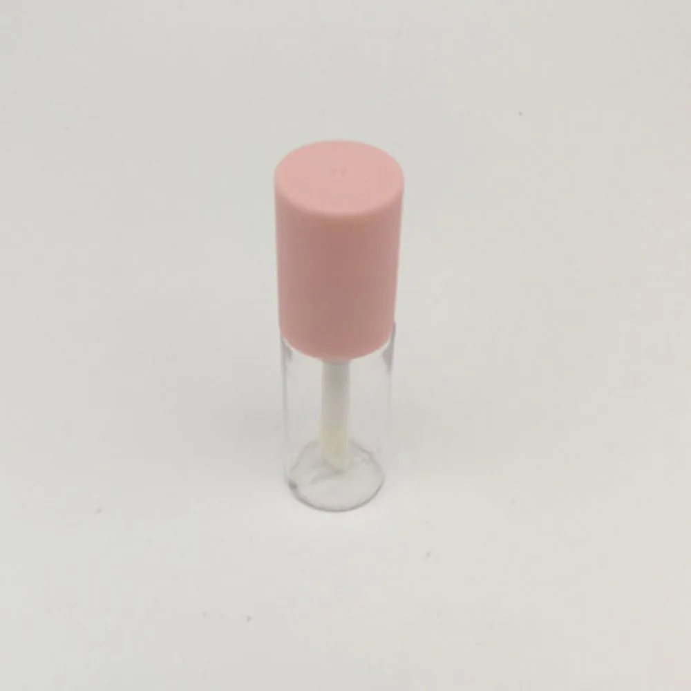10pcs-4 ml Pink Lip Glaze Lesk na Pery Trubice Prázdne Rias Kefa Kontajner Esenciálny Olej Rúž Prútik Balzam na Pery Fľašiach 1