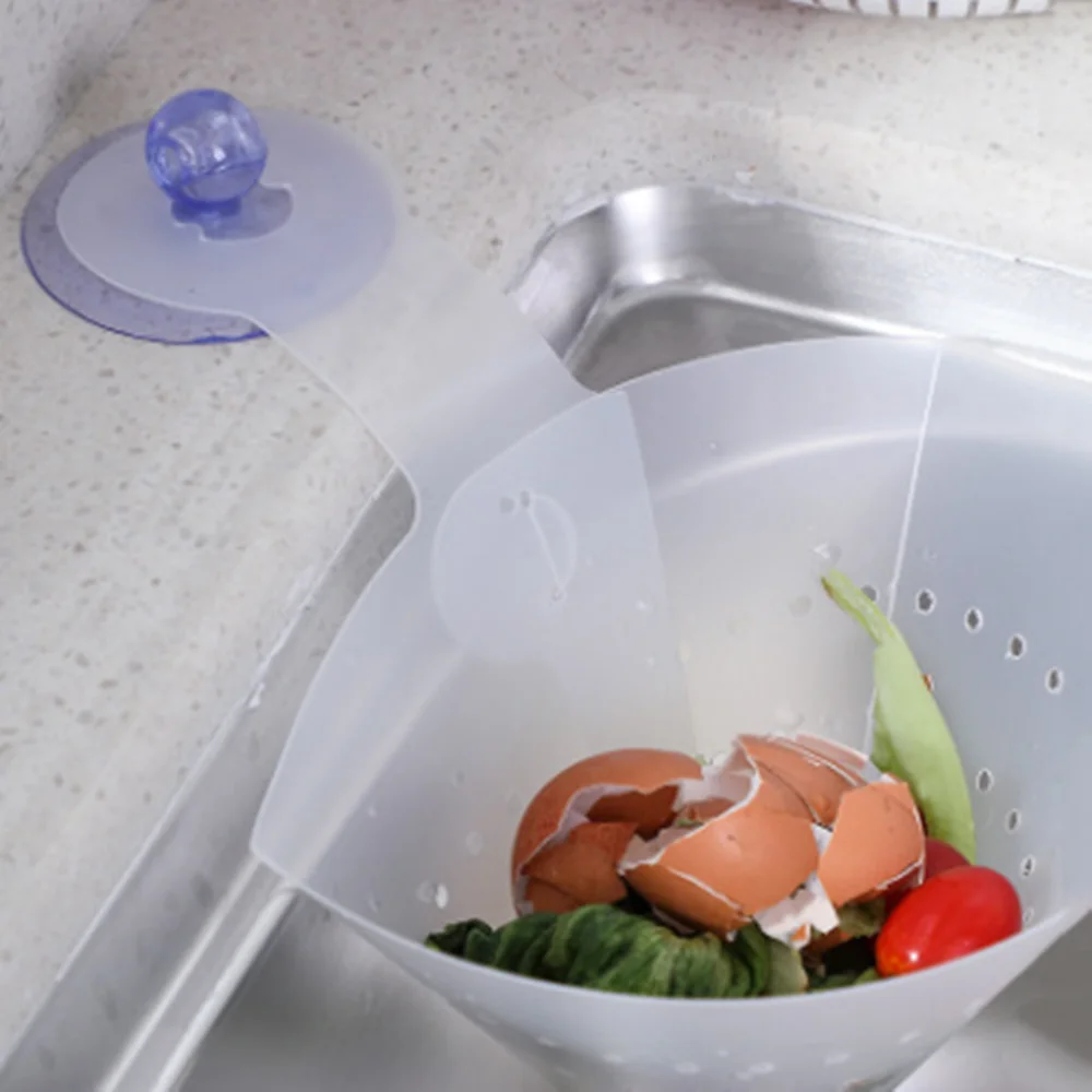 Skladacia umývadlo filter samostatne stojace kuchyne anti-blocking lievik umývadlo mozgov zásuvky zvyšky polievky odpadky potravín filter čistý kôš 0
