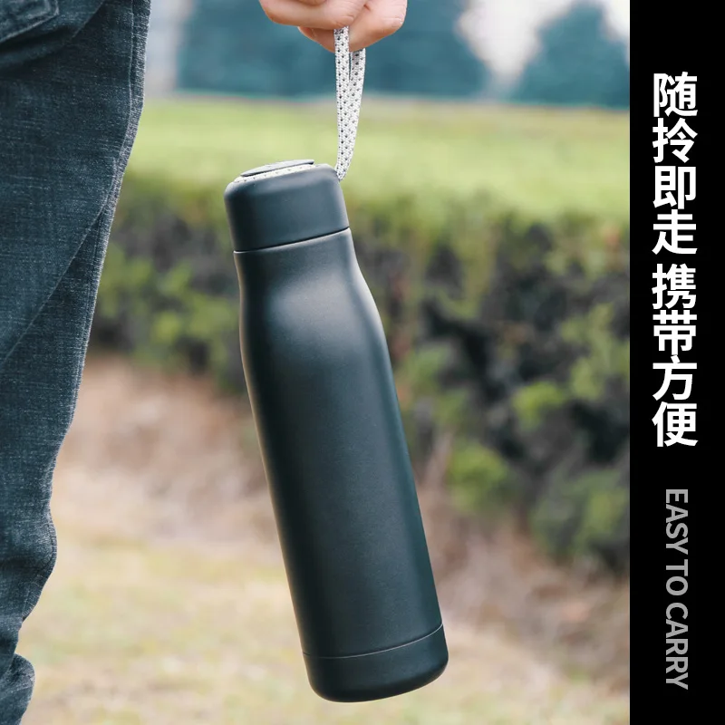 Prenosné veľká-kapacita termosky šálka z Nerezovej ocele izolačné fľaša na vodu outdoorové športy vodné pohár vlastné logo 3