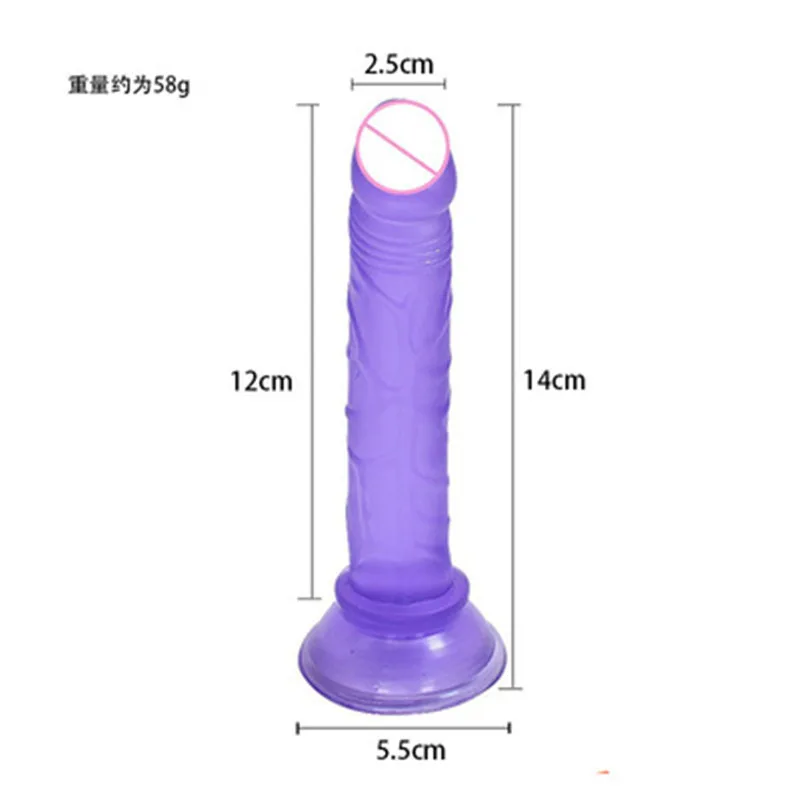 Dildo Análny Masturbator Sexuálne Hračky Super Silné prísavky Erotické Jelly Plaything pre Ženy Umelý Penis G-Spot Simulácia 1