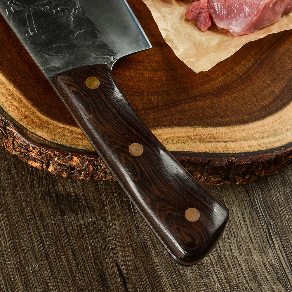 Sowoll Zabitie Nôž na Rezanie Mäsa Multi-purpose Nože Ručné Kovanie Kuchyne Šéfkuchára Nástroje Varenie Krájanie Chopper Čínsky Sekáčik 2