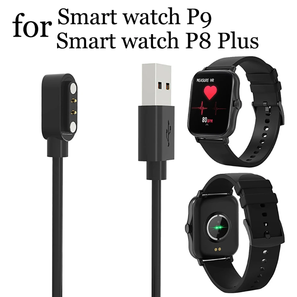 Pre Smartwatch Colmi P8 Plus / P9 Smart Hodinky USB Magnetické Adsorpcie Prenosný Nabíjací Adaptér Nabíjací Kábel Dock Príslušenstvo 1