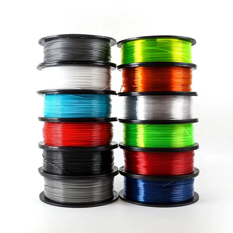 PETG 3D Tlačiarne Vlákna 1.75 mm 1 KG/rolka 3D Plastická Tlač Vlákna 3d Tlačiarne 3D Pero DIY Sublimačná Tlač Materiálov 5