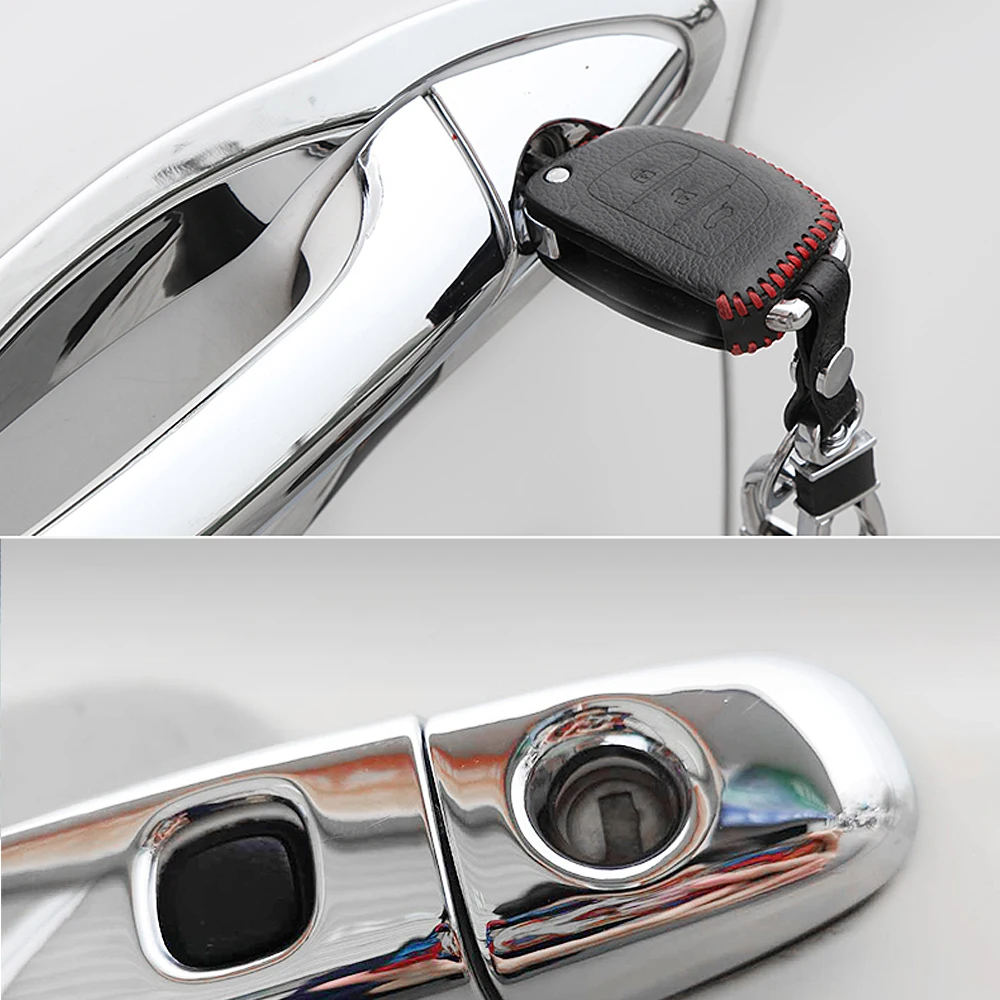 Luxusné chrome dverí rukoväť kryt výbava ochranný kryt Pre Citroen DS4 DS 4 2010~2018 Auto príslušenstvo nálepky 2011 2012 2013 0