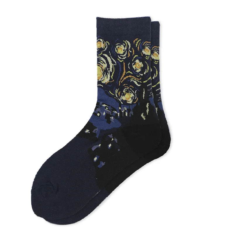 Kompresné ponožky pánske módne šťastný ponožky ponožky krátke ponožky Bežné Tenká Bavlna 5