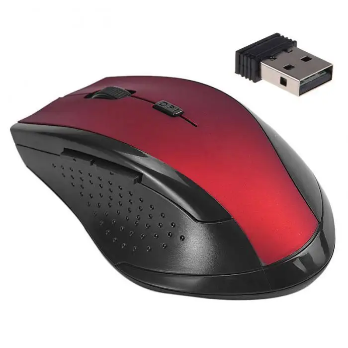 USB Bezdrôtová Myš Herné Hráč 2.4 GHz Mini Prijímač 6 Kľúče Odbornej Počítačovej Myši Hráč Myši Na Počítač PC, Notebook 3