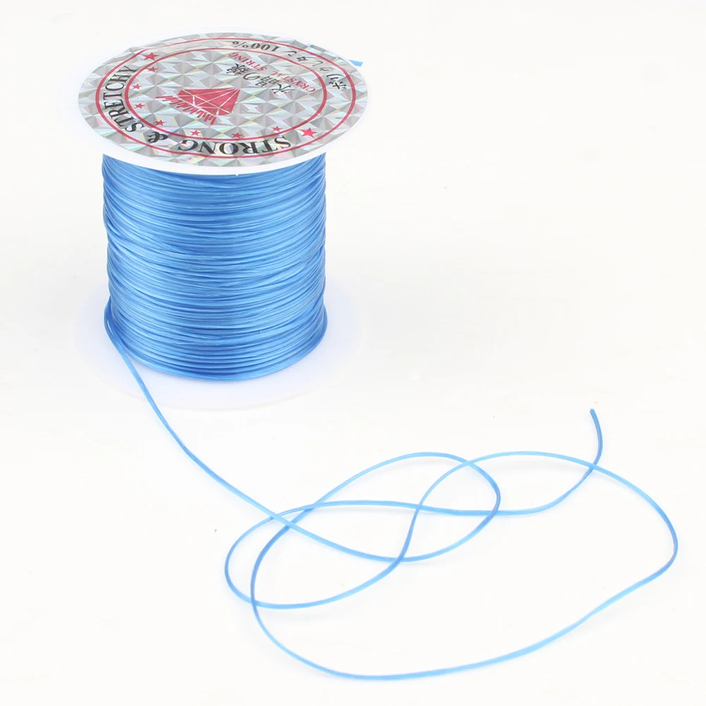 2Roll/nastaví 10m 0.8 mm Elastické Crystal Line Lištovanie Kábel String Drôt Závit Pre Šperky, Takže DIY Náhrdelník Náramok Príslušenstvo 5