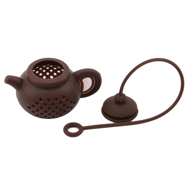 Čaj Infuser Loose Tea Leaf Nečistôt, Bylinné Korenie Jedlo-Silikónu Filter 1