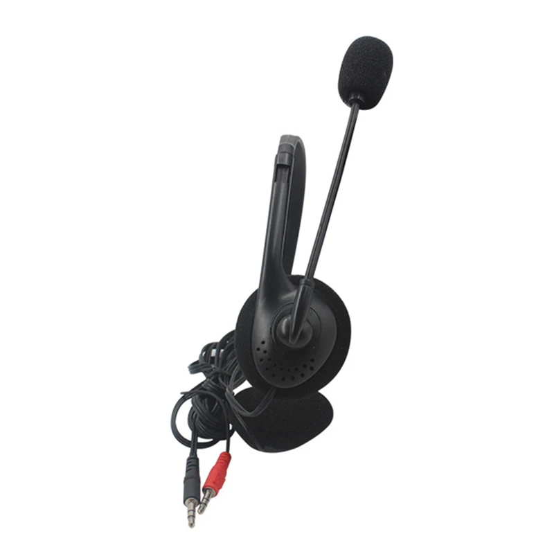 3,5 mm Potlačením Hluku Káblové Slúchadlá Mikrofón Univerzálny USB Elastická Headset S Mikrofónom Pre Počítač, Notebook Ploche 3