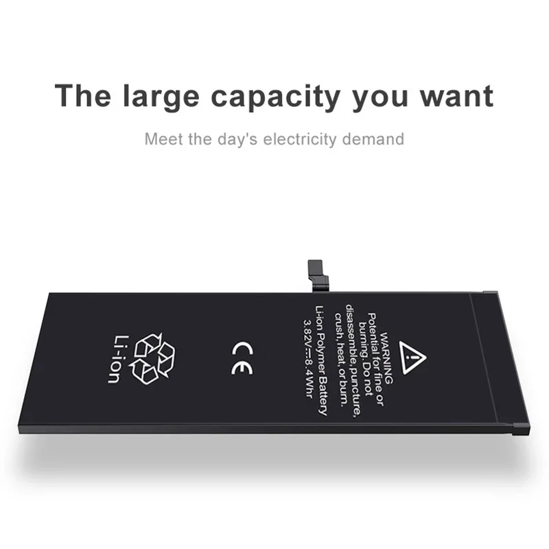 Nové AAAAA zero-cyklus kvalitné batérie pre iPhone 6 6 5 5 7Plus 8Plus SE XR 6Plus batériu mobilného telefónu nástroj nálepky 0