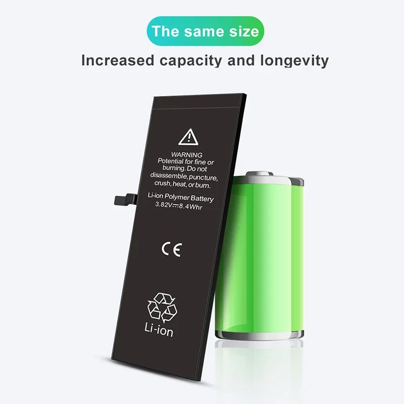 Nové AAAAA zero-cyklus kvalitné batérie pre iPhone 6 6 5 5 7Plus 8Plus SE XR 6Plus batériu mobilného telefónu nástroj nálepky 1