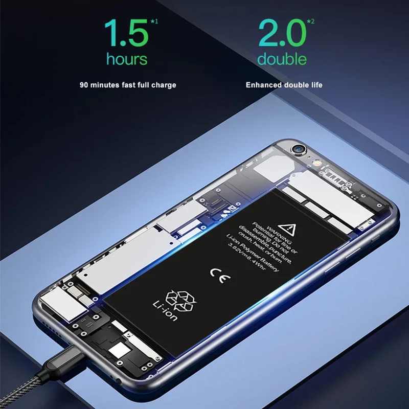 Nové AAAAA zero-cyklus kvalitné batérie pre iPhone 6 6 5 5 7Plus 8Plus SE XR 6Plus batériu mobilného telefónu nástroj nálepky 4
