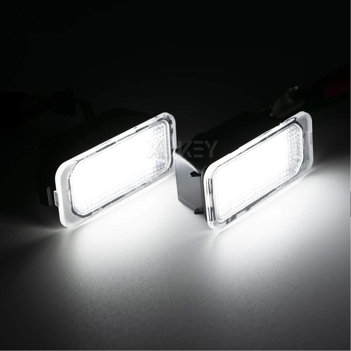 2X poznávacia Svetlá LED Zadné Licencia Lampy 6000K Xenon White pre Ford Fiesta Zameranie SMAX C-MAX Grand C max, Kuga, Mondeo, Galaxy 1