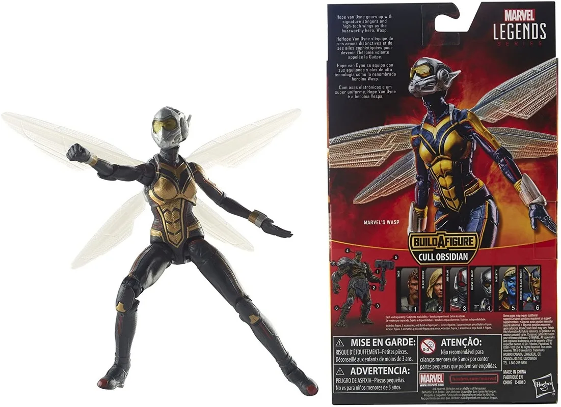HASBRO Marvel Avengers Legendy Superhrdina Film Ant-Man a Wasp Akcie Fingure Zber Model Hračky pre DETI Vianočný Darček 2
