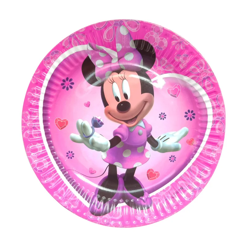 Minnie Mouse Narodeninovej Party potreby a Dekorácie pre Dievčatá 1. Narodeniny Party Dodávky Minnie Narodeninovej Party Dekor Dodávky 4