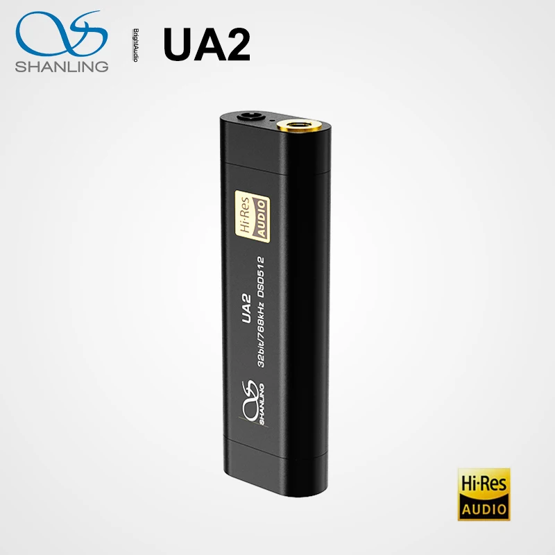 Shanling UA2 ES9038Q2M HIFI Audio, Prenosné USB DAC Kábel AMP 2,5 mm Vyvážené 3,5 mm výstup PCM768 DSD512 Kompatibilné iOS Android 2