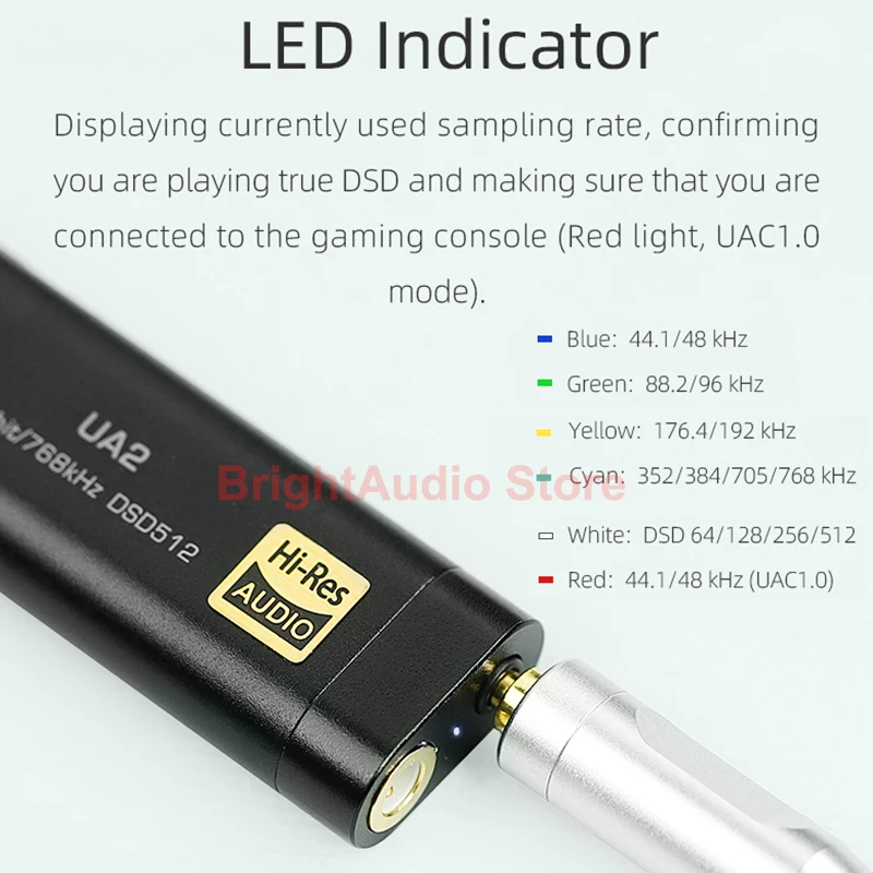 Shanling UA2 ES9038Q2M HIFI Audio, Prenosné USB DAC Kábel AMP 2,5 mm Vyvážené 3,5 mm výstup PCM768 DSD512 Kompatibilné iOS Android 3