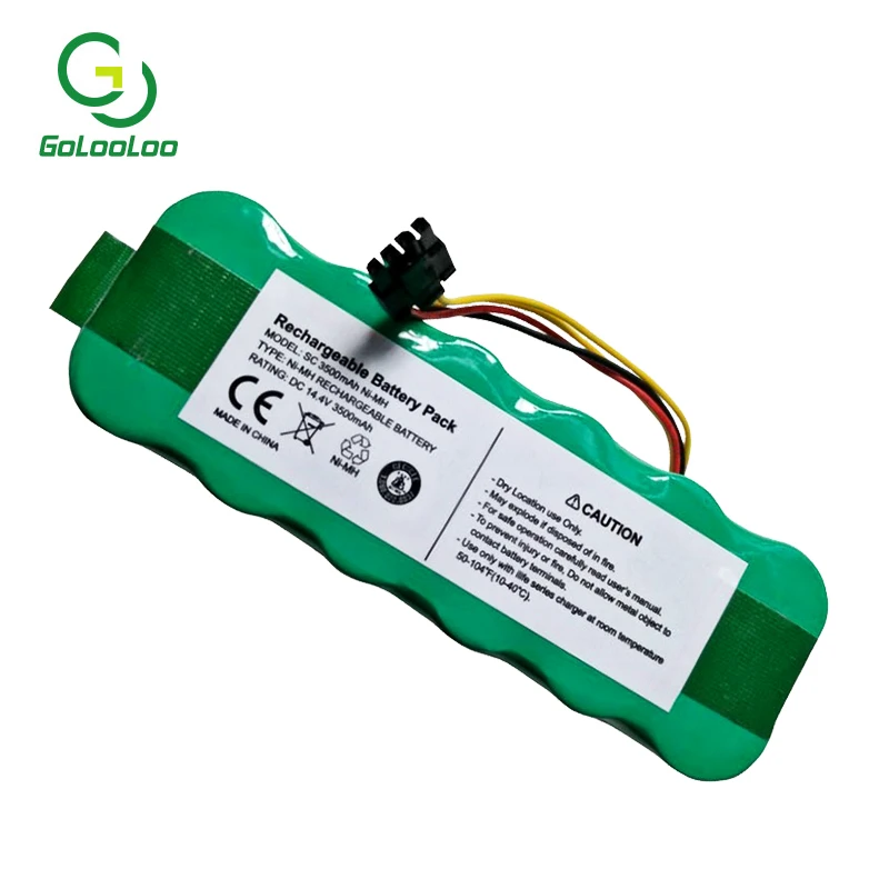 Vysávač Batérie pre Ecovacs Zrkadlo CR120 kontakty batérie NI-MH Dobíjacie pre Dibea panda X500 X580 kk8 batérie 14,4 V 3500mAh 0
