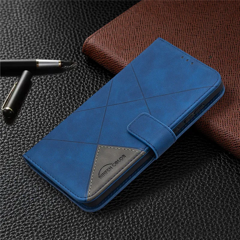 Obchodné Magnetické Kožené Flip Stojan Telefón puzdro Pre Xiao Redmi 9C Xiomi Redmi 9 C NFC Redmi9C Peňaženky Kryt s Sloty pre Karty 1