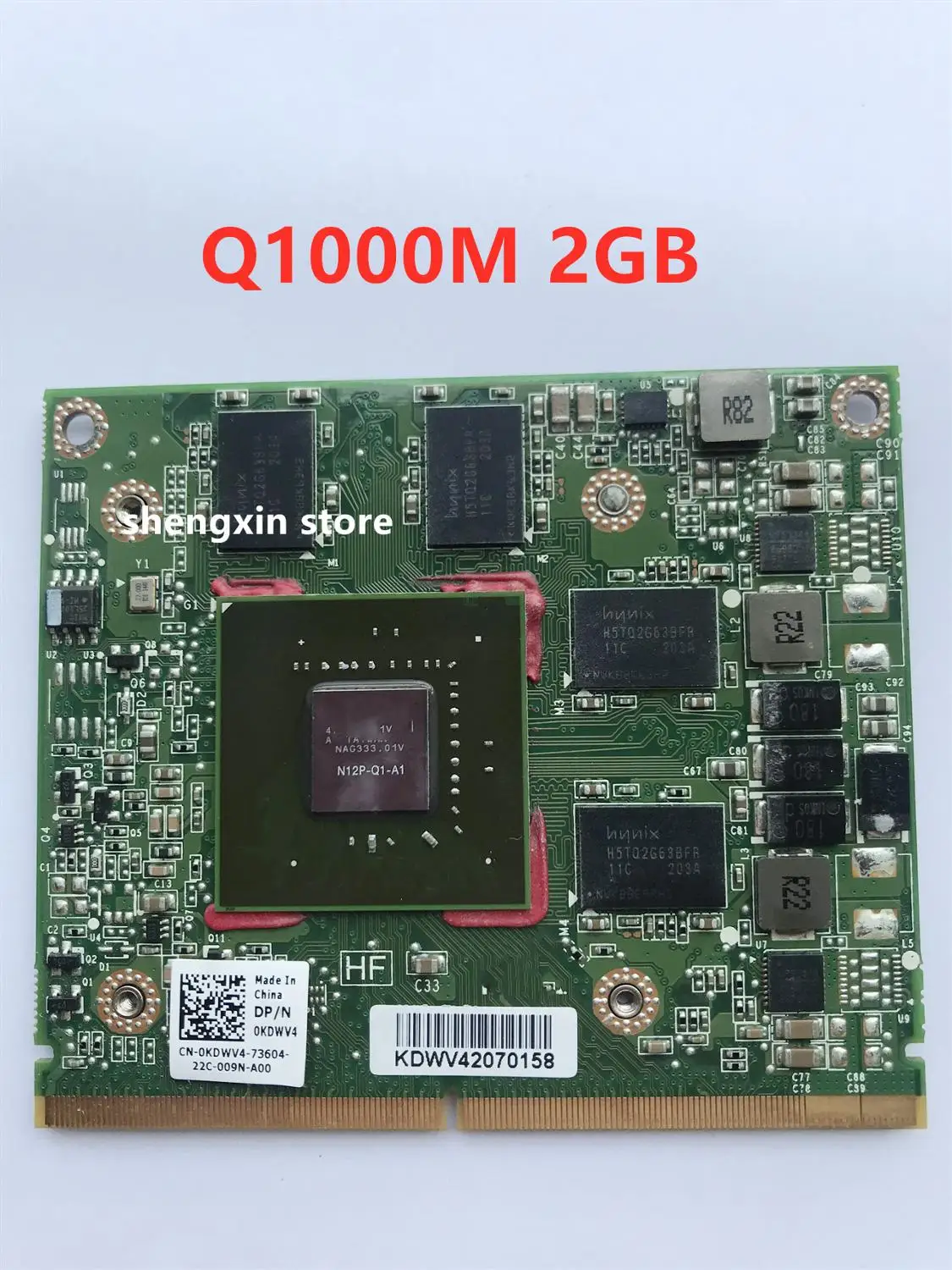 Quadro 1000m Q1000M Video Vga Grafická Karta N12P-Q1-A1 2GB Pre Dell M4600 M4700 HP 8540W 8560W 8570W 8770W 1