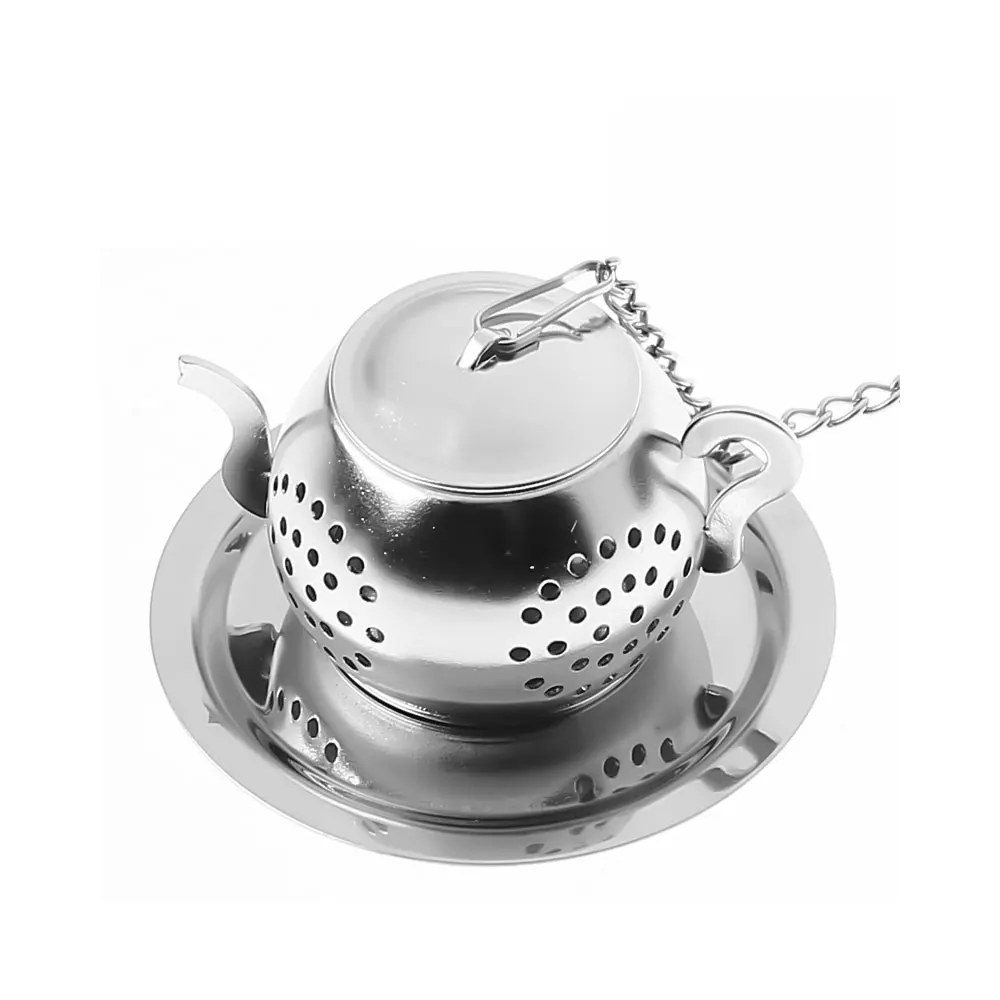 1pc Nerez Kanvica Tvar Čaj Infuser Korenie, Kvet cedidlom Bylinné Filter Kuchyňa Teaware Príslušenstvo Čaj Loptu 0