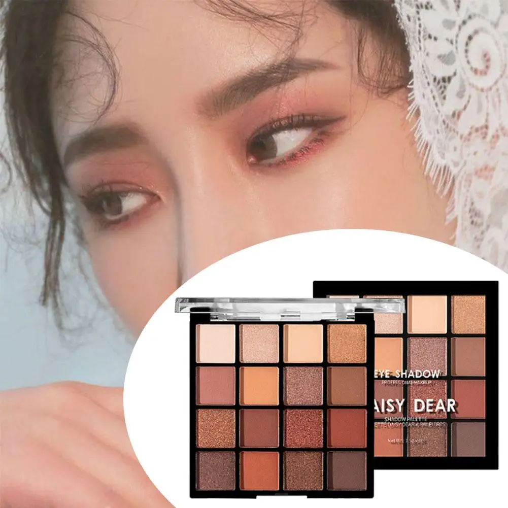16 Farieb Eyeshadow Palety Make-Up Kozmetika Matný Lesk Kovové Nahé Krémová Pigmentované Profesionálne Shadow Mini Kit Kvapka Loď 5