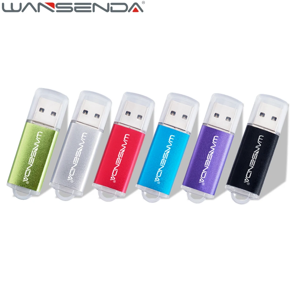 WANSENDA Kovové USB Flash mini Pero Disk 4 GB 8 GB 16 GB 32 GB, 64 GB 128G 256 GB Pendrives Reálne možnosti Pamäťový kľúč USB 3