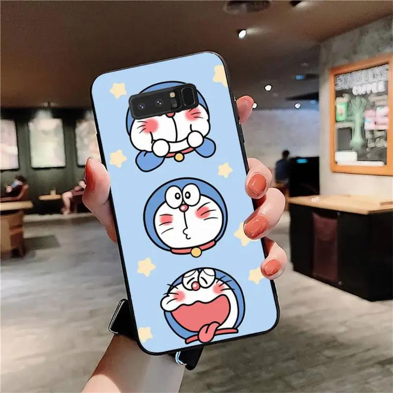 YNDFCNB Modré Svetlo Doraemon Telefón puzdro pre Samsung Poznámku 3 4 5 7 8 9 10 20 pro lite ultra pre Oppo A9 2020 1