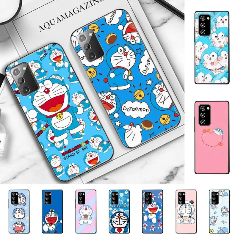 YNDFCNB Modré Svetlo Doraemon Telefón puzdro pre Samsung Poznámku 3 4 5 7 8 9 10 20 pro lite ultra pre Oppo A9 2020 4