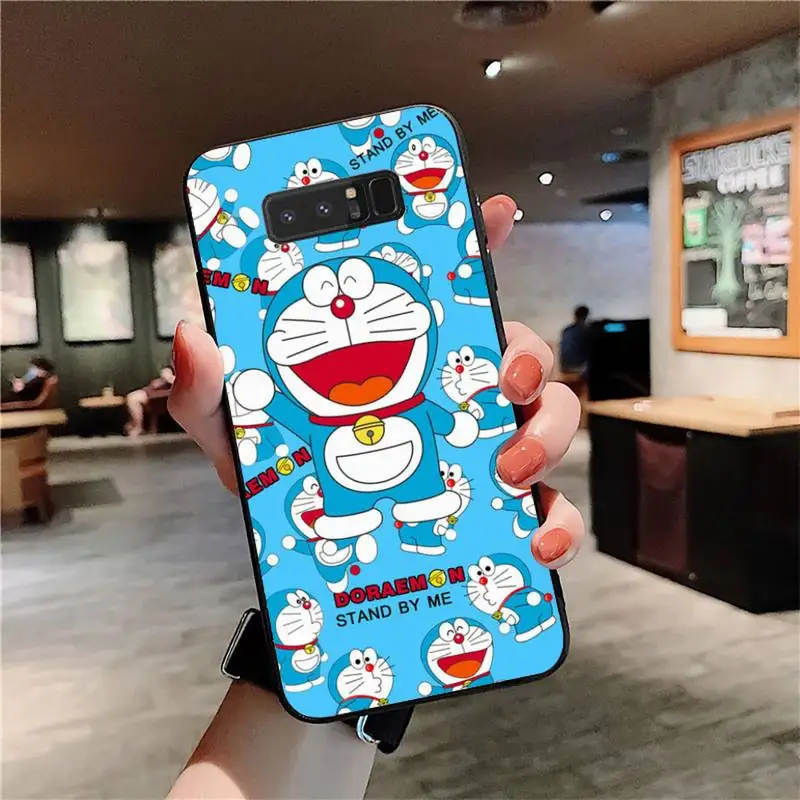 YNDFCNB Modré Svetlo Doraemon Telefón puzdro pre Samsung Poznámku 3 4 5 7 8 9 10 20 pro lite ultra pre Oppo A9 2020 5