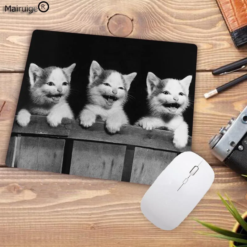 XGZ Malej Veľkosti Rubbe Podložka pod Myš Cute Cat Zvierat Mouse Mat Herné Hráč Hráč Ploche Panela Počítača, Notebooku Mousepad Hry 22X18CM 5