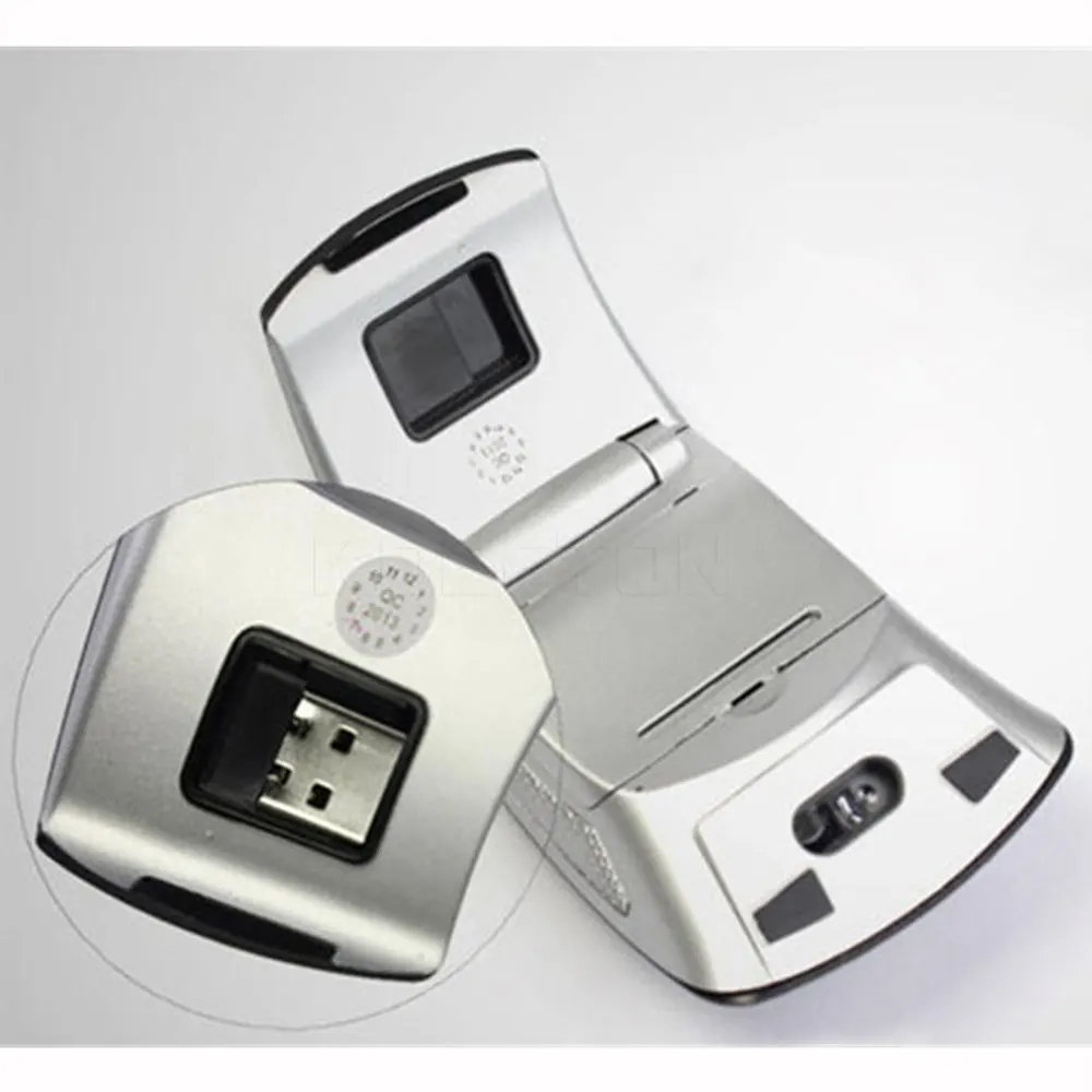 Nové 2.4 G Wireless Mouse Skladacia Počítačová Myš Mini Travel Notebook Vypnúť Myš, USB Prijímač pre Notebook PC 1