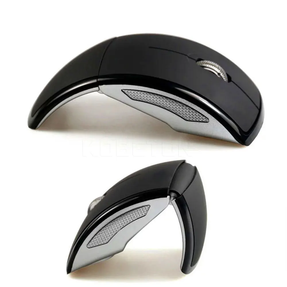 Nové 2.4 G Wireless Mouse Skladacia Počítačová Myš Mini Travel Notebook Vypnúť Myš, USB Prijímač pre Notebook PC 2