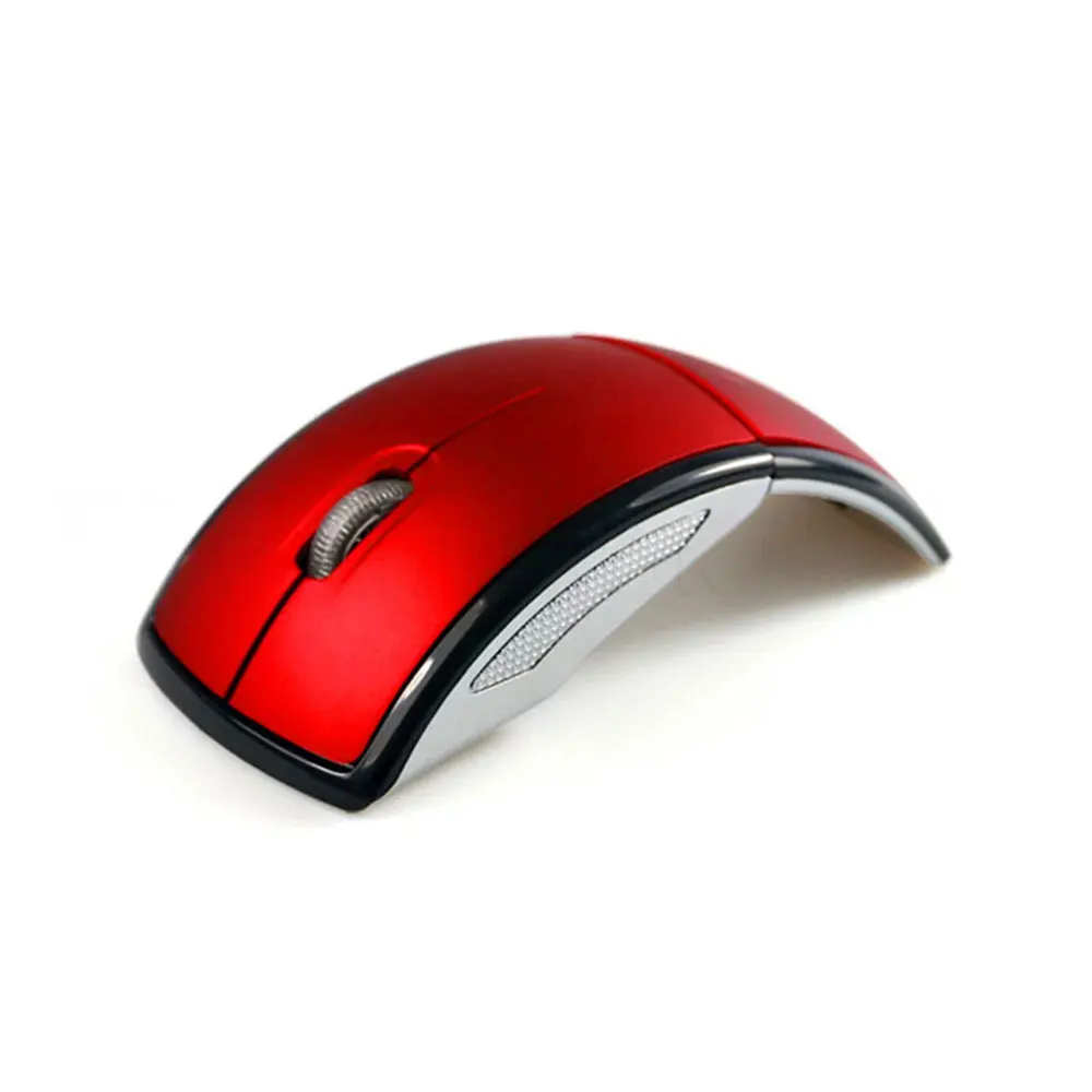 Nové 2.4 G Wireless Mouse Skladacia Počítačová Myš Mini Travel Notebook Vypnúť Myš, USB Prijímač pre Notebook PC 5
