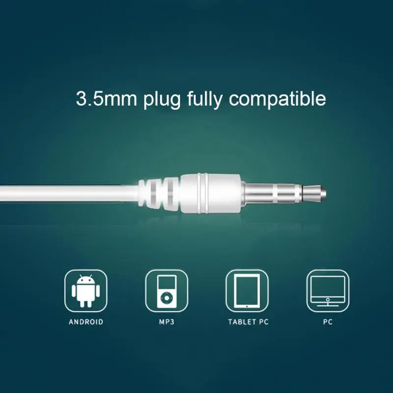 Vysoko Kvalitný Stereo Anti-pot Subwoofer Slúchadlá Pre Apple IPhone SAMSUNG V Uchu, Handsfree Slúchadlá 3,5 mm 5