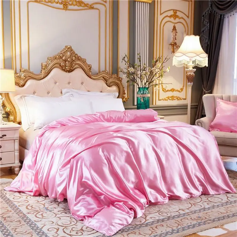 Rayon 1PCS Perinu Farbou Mod Posteľ Kryt Mäkké Kráľ/Kráľovná Eleganciu posteľná bielizeň Size Posteľ Domov 1.5/1.8 M Posteľ 5