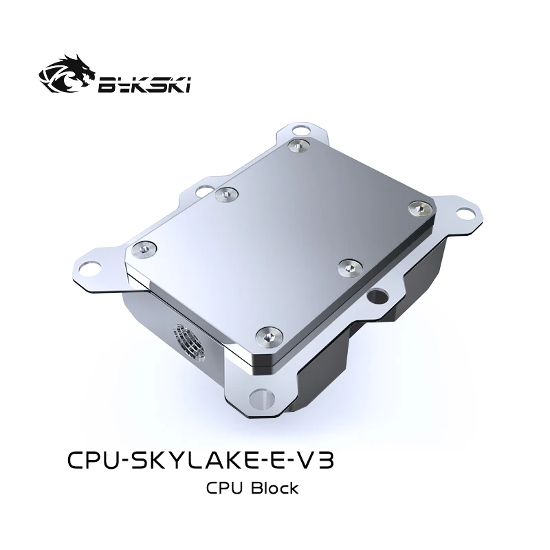 Bykski PC vodné chladenie CPU chladič procesora vodný Blok pre LGA3647/SKYLAKE Black POM Všetky Kovové CPU-SKYLAKE-E-V3 0