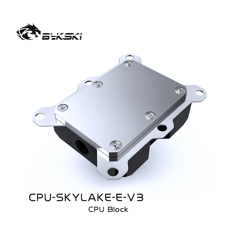 Bykski PC vodné chladenie CPU chladič procesora vodný Blok pre LGA3647/SKYLAKE Black POM Všetky Kovové CPU-SKYLAKE-E-V3 5