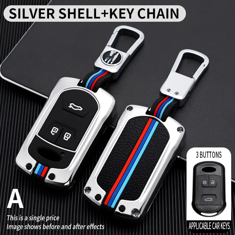 Auto Kľúč, Kryt Pre Chery Tiggo 8 7 5X 2019 2020 Smart Keyless Diaľkové Fob Chrániť Prípade Keychain Držiak na Príslušenstvo Auto Styling 4