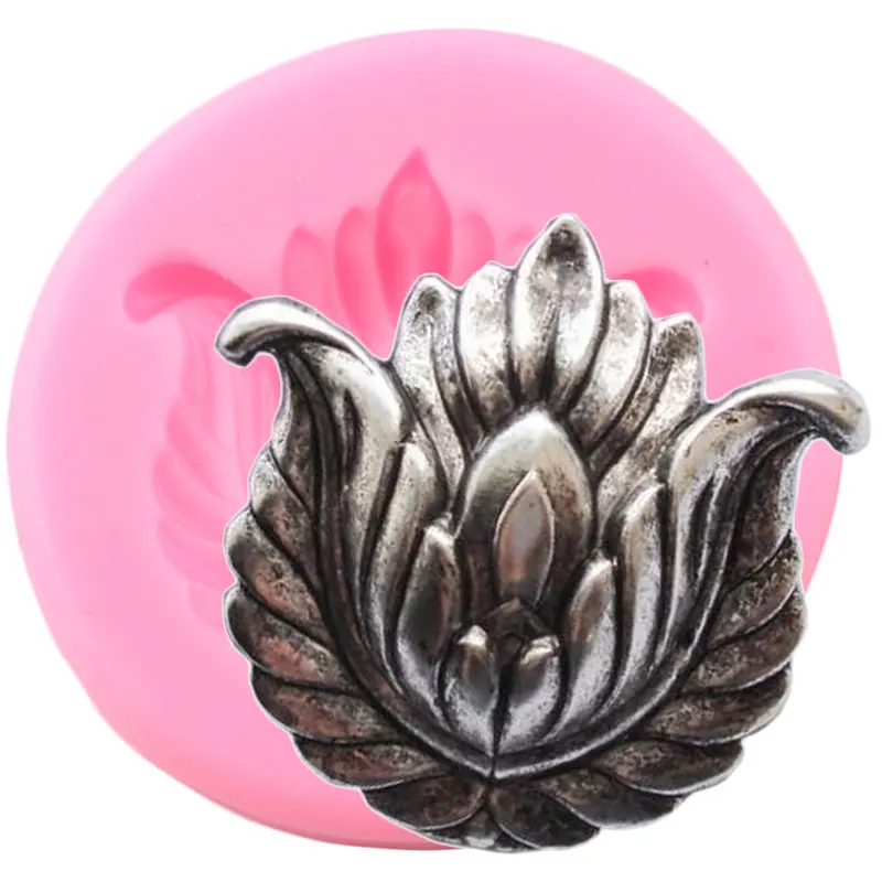Lotus Tulipán Silikónové Formy Kvet Fondant Formy DIY Cake Zdobenie Nástroje Cookies Pečenie Cukroví Živice Hliny Čokoláda Gumpaste Plesne 1