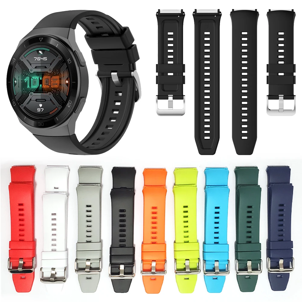 TPU Silikónový Pásik Pre HUAWEI SLEDOVAŤ GT 2e GT2e Smartwatch Vymeniteľný Náramok Watchband Náramok Pás ремешок 0