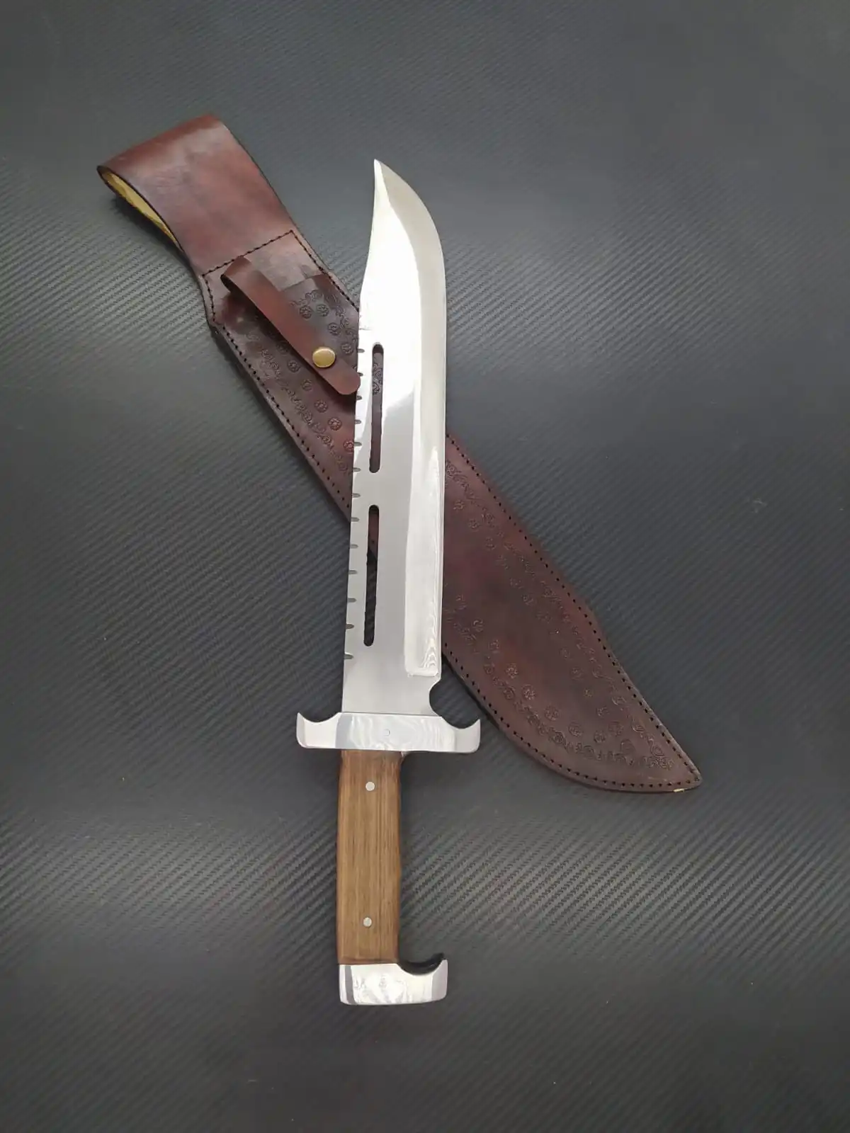 Drevo rukoväť veľký rambo noža bowie,nôž na vonkajšie,prežitie defenzívne taktické pevný nôž, 1