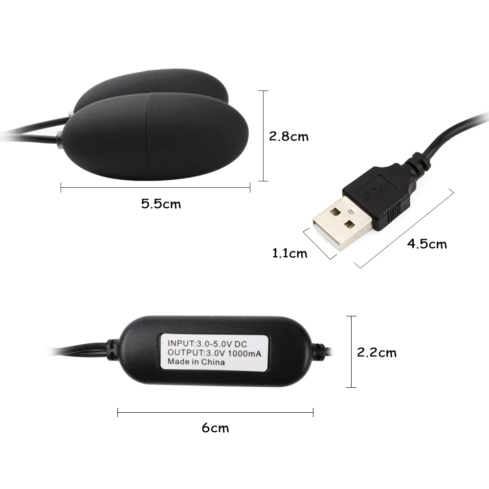 OLO USB Dual Vibrátor 12 Frekvencia Žena Bullet Vibračné Vajíčko Stimulátor Klitorisu Sexuálne Hračky pre Ženy, Dospelých Produkt 0